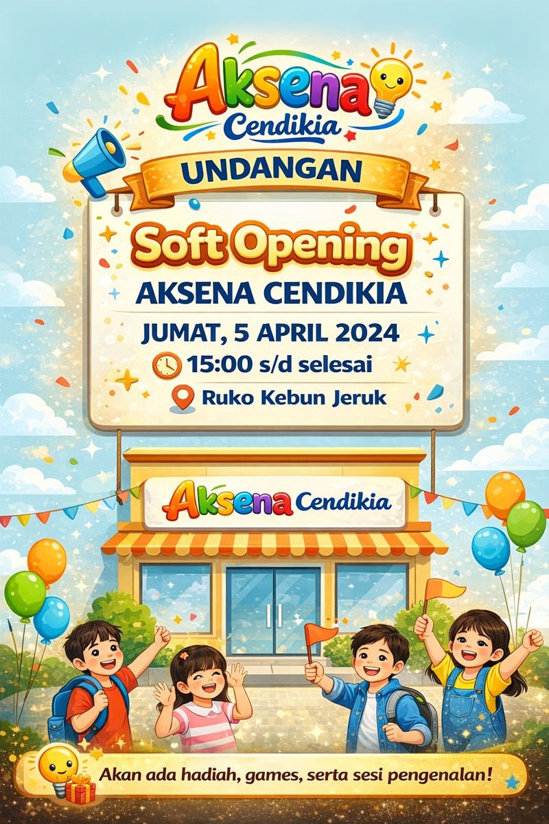 Soft Opening Aksena Cendikia